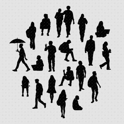 Indian-students-silhoutte-brush-pack-architecture