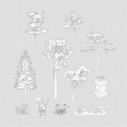 Indian-trees-elevation-vector-cutout-PNG-architecture