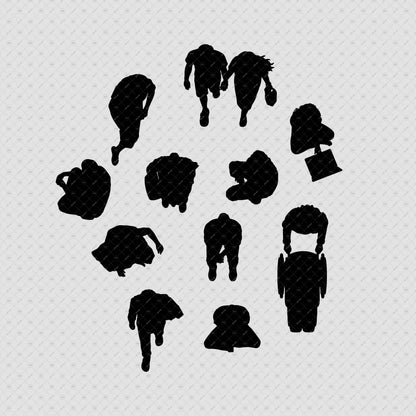 indian-people-plan-cutouts-top-view-brush-silhouette-architecture